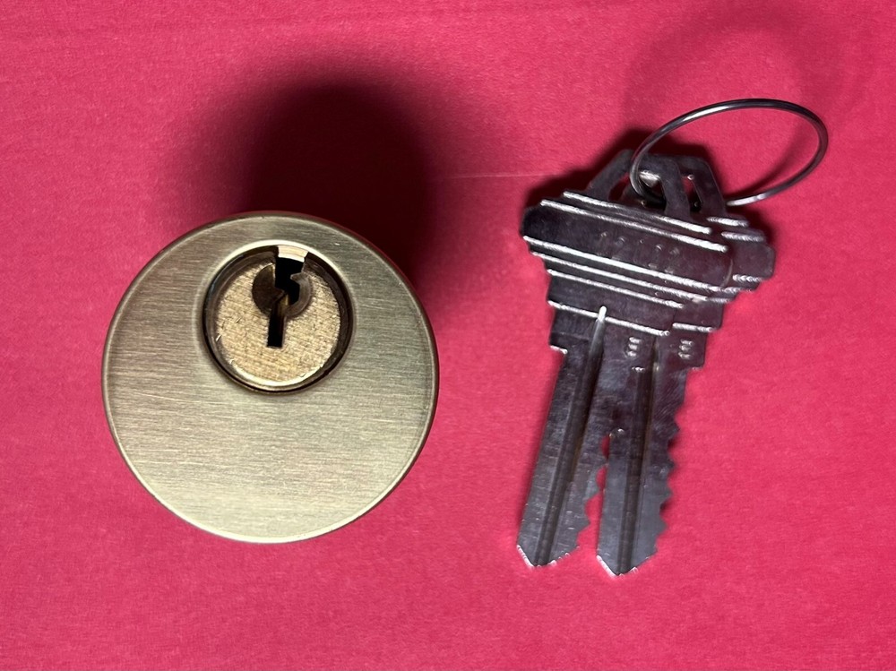 Ilco Unican Brass Mortise Cylinder 7165SE2-03-KA2 1