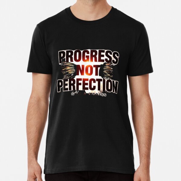 Progress Not Perfection Funny Political America Made in USA T-Shirt S-5XL