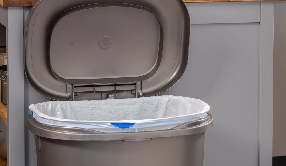 13 gallon Trash Bags, Tall Kitchen Trash Bags, White, Unscented, 80 Bags