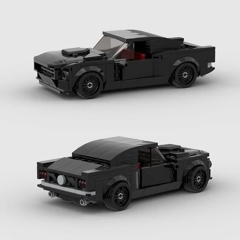 MOC LEGO Car: Ford Mustang Fastback Building Blocks Set (289 Pcs)