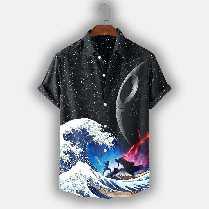Spaceship Hawaiian Shirt SW   16