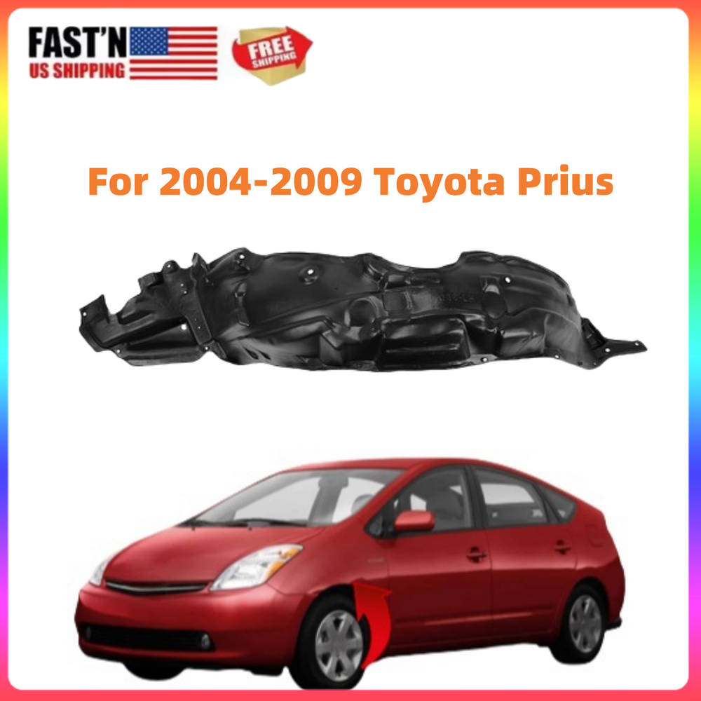 2004-2009 Toyota Prius Driver Side Fender Liner Splash Guard