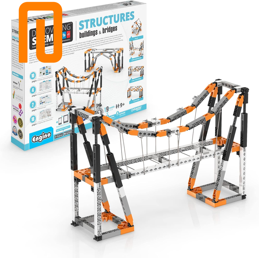 STEM Construction Toys for Kids 9+ – Build Bridges & Buildings with Educational Engineering Fun