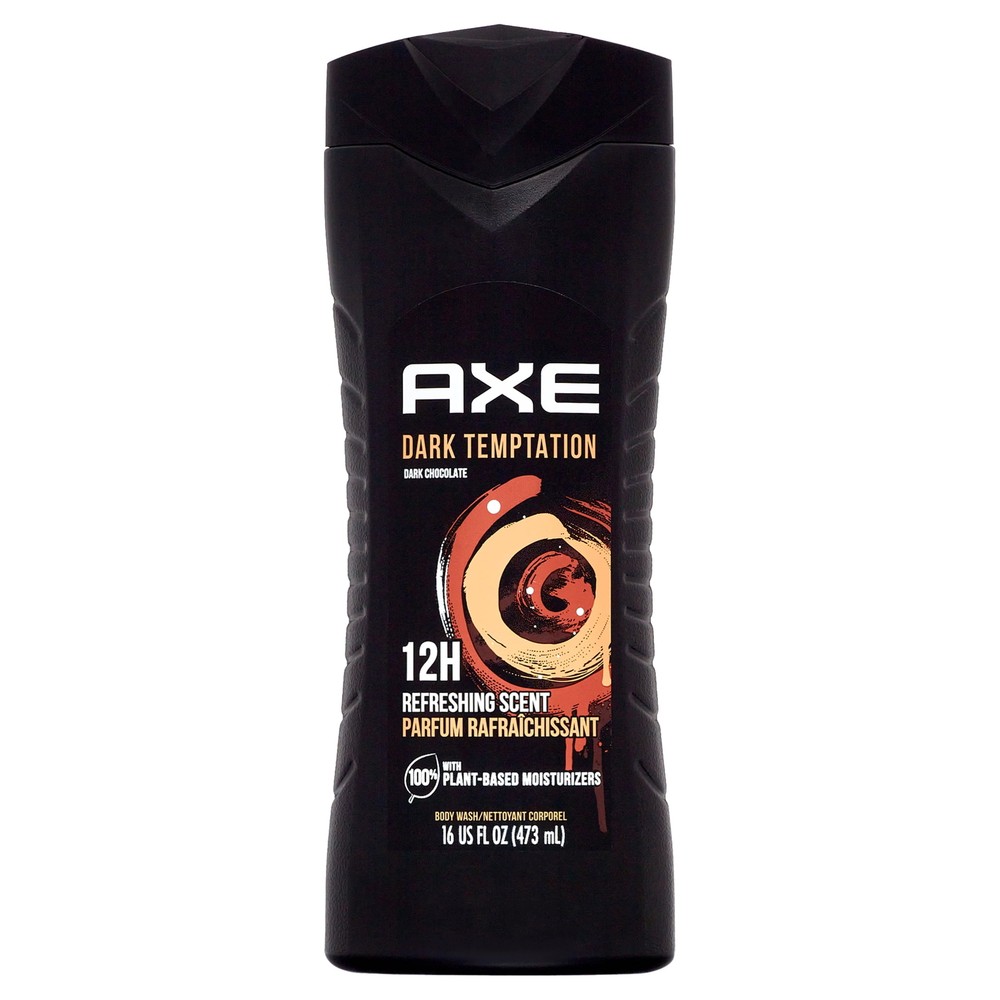 AXE Dark Temptation Body Wash - 16 fl oz (473 ml) - Dark Chocolate