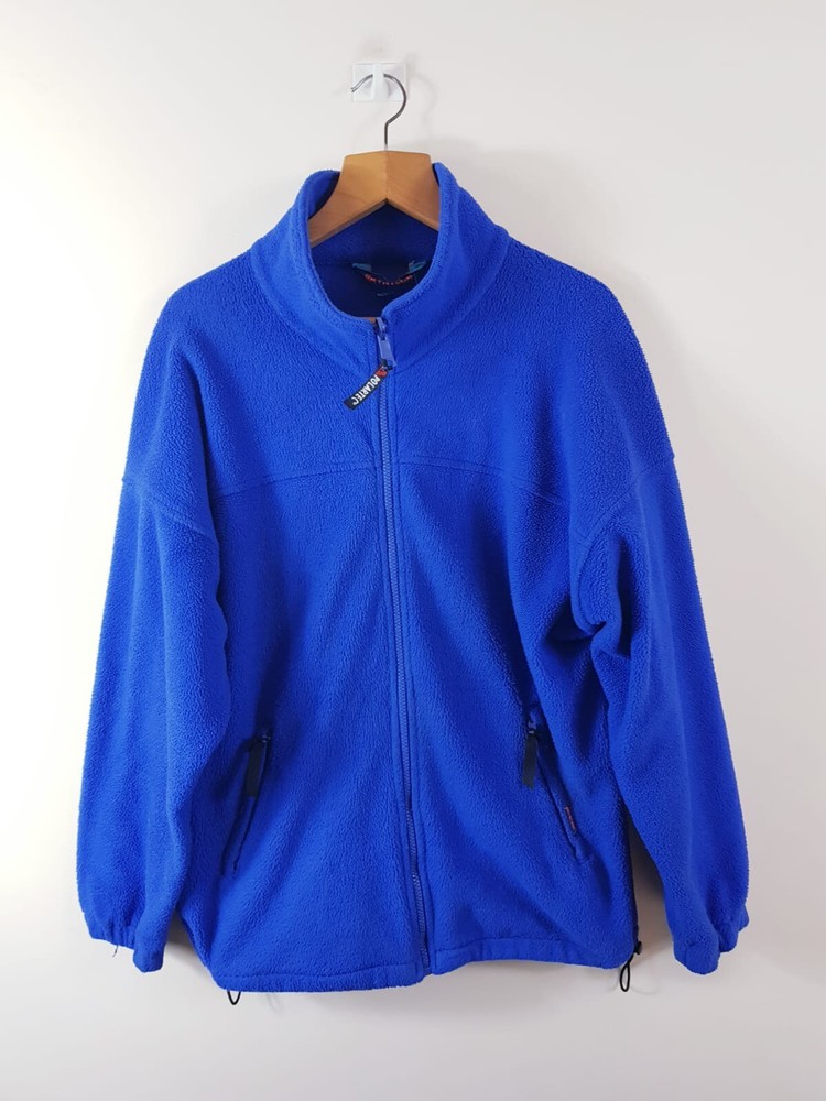 Bryntech Mens Size MED Mesh Fleece Full Zip Jacket Blue
