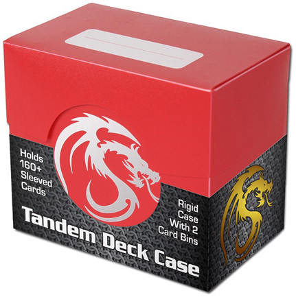 Tandem Deck Case - Red BCW GAMING SUPPLY BRAND NEW ABUGames