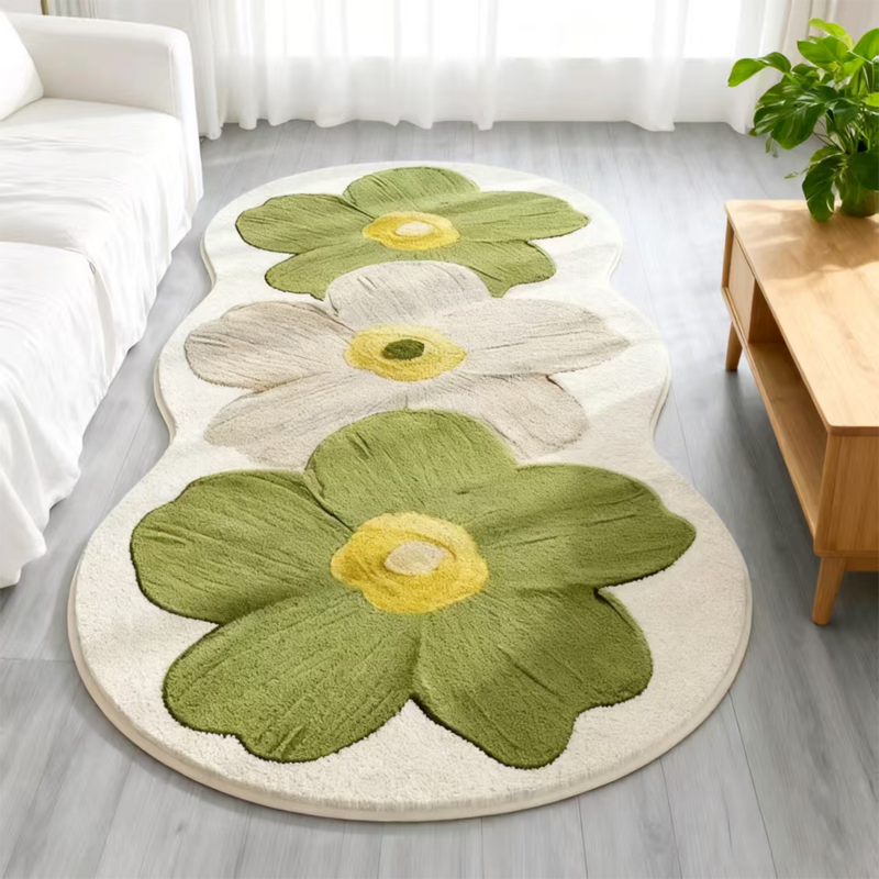Bathroom Rugs 47X20IN 50X120CM Extra Soft Absorbent Chenille Bath Cloud Carpet