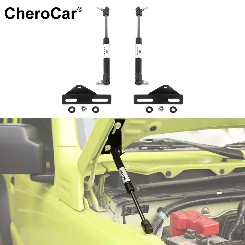 Engine Hood Lift Support Hydraulic Shock Rod Struts Kit For Suzuki Jimny 2019-20