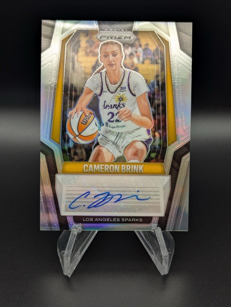 2025 Panini Prizm WNBA CAMERON BRINK Auto SILVER PRIZM SP