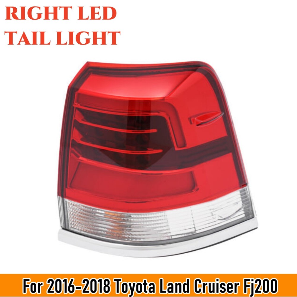 Right Tail Light For 2016 2017-2018 Toyota Land Cruiser FJ200 Brake Rear Lamp RH