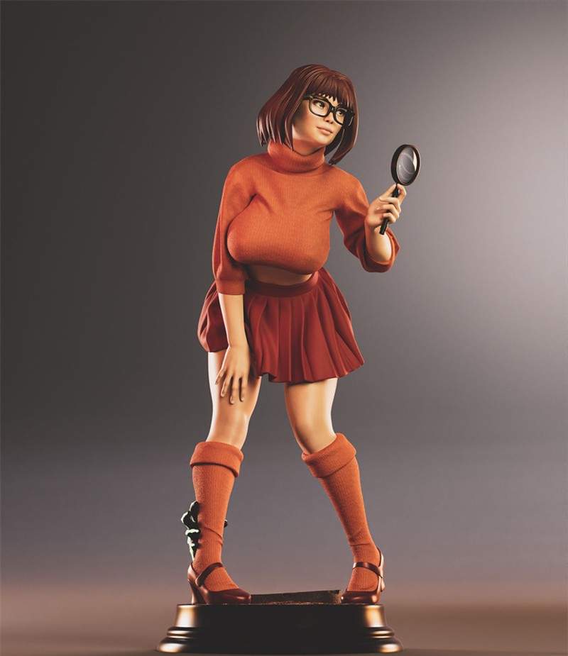 3D Print 1/8 1/6 1/4 Velma Garage Kit Figure Model Kit Unassemble Unpainted GK