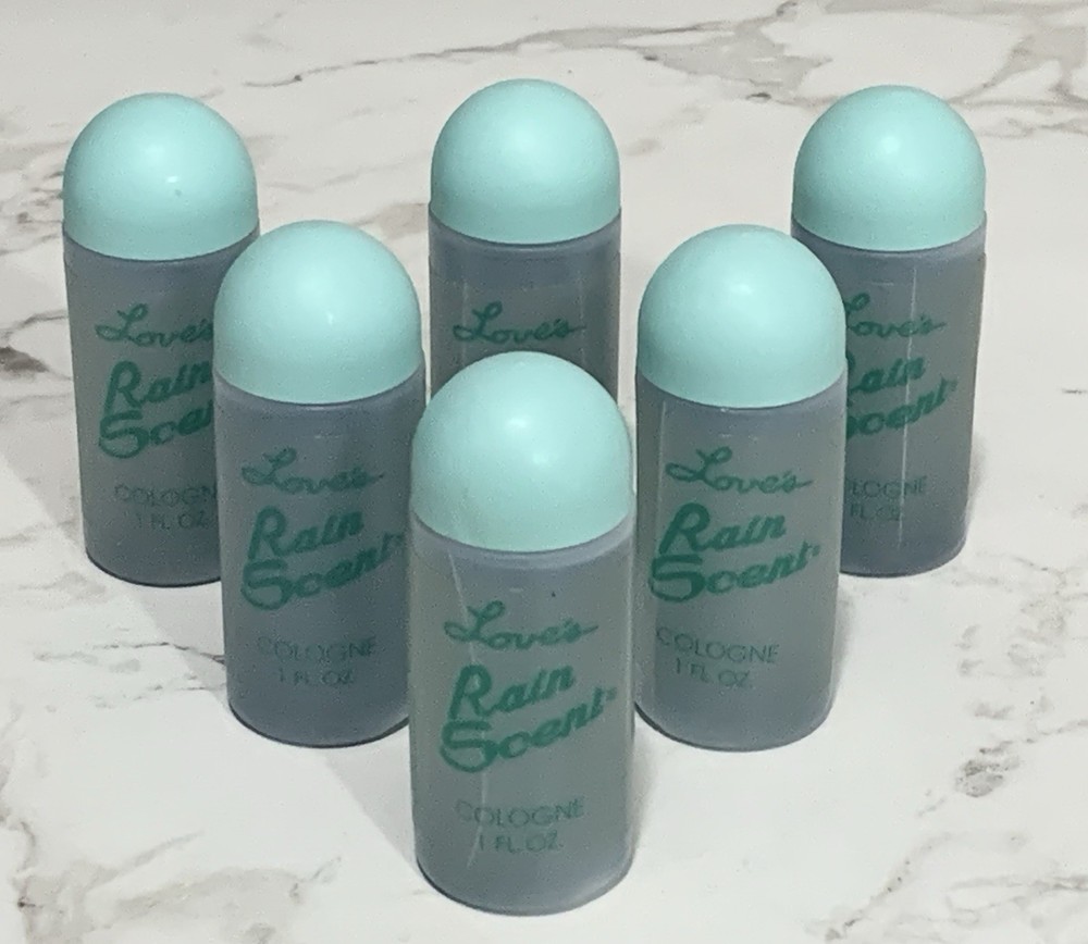 BLEMISHED - 6X MEM Love's Rain Scent Cologne perfume for women, vintage READ