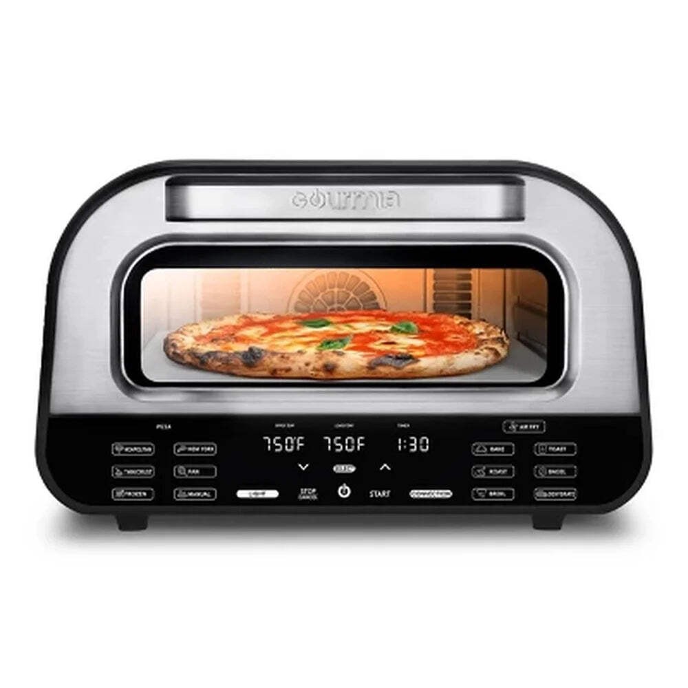 1800W All-In-One Pizza Oven Toaster with Air Fryer and 6 Preset Cooking Modes