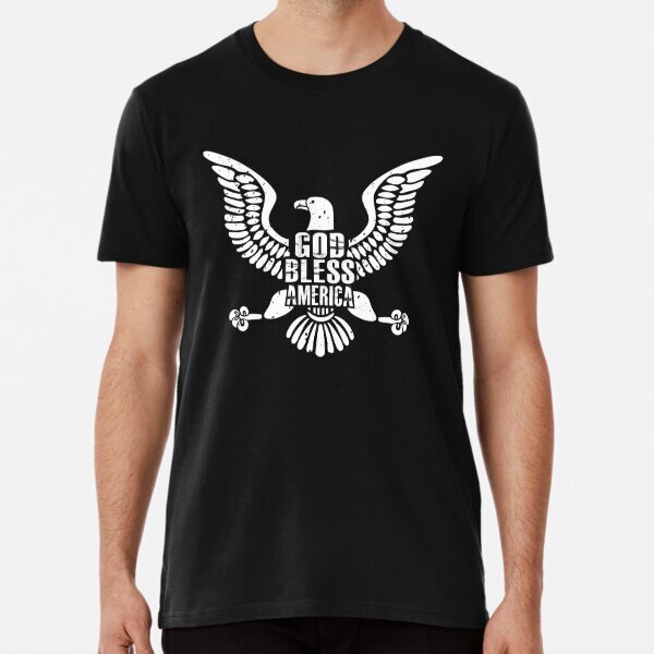 All american nana - God bless america Premium T-Shirt S-5XL