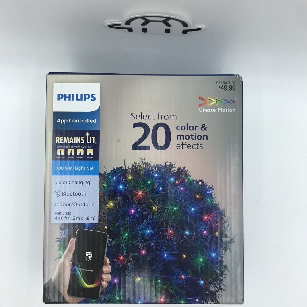 SALE Philips Christmas Lights Net 20-Color w/Motion-Select 2 boxes for 33% Off-image