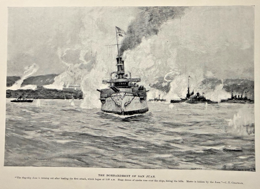 1899 Spanish American War Naval Battles in the West Indies
