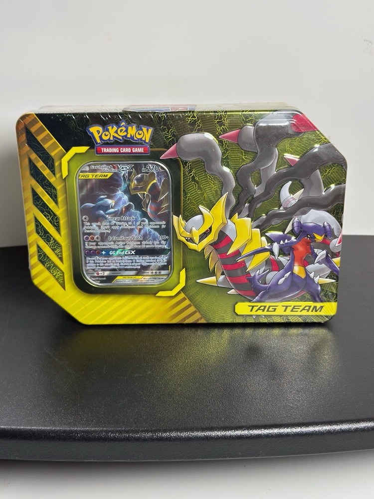 Pokémon TCG Garchomp & Giratina GX Power Partnership Tin 2019 – New Sealed