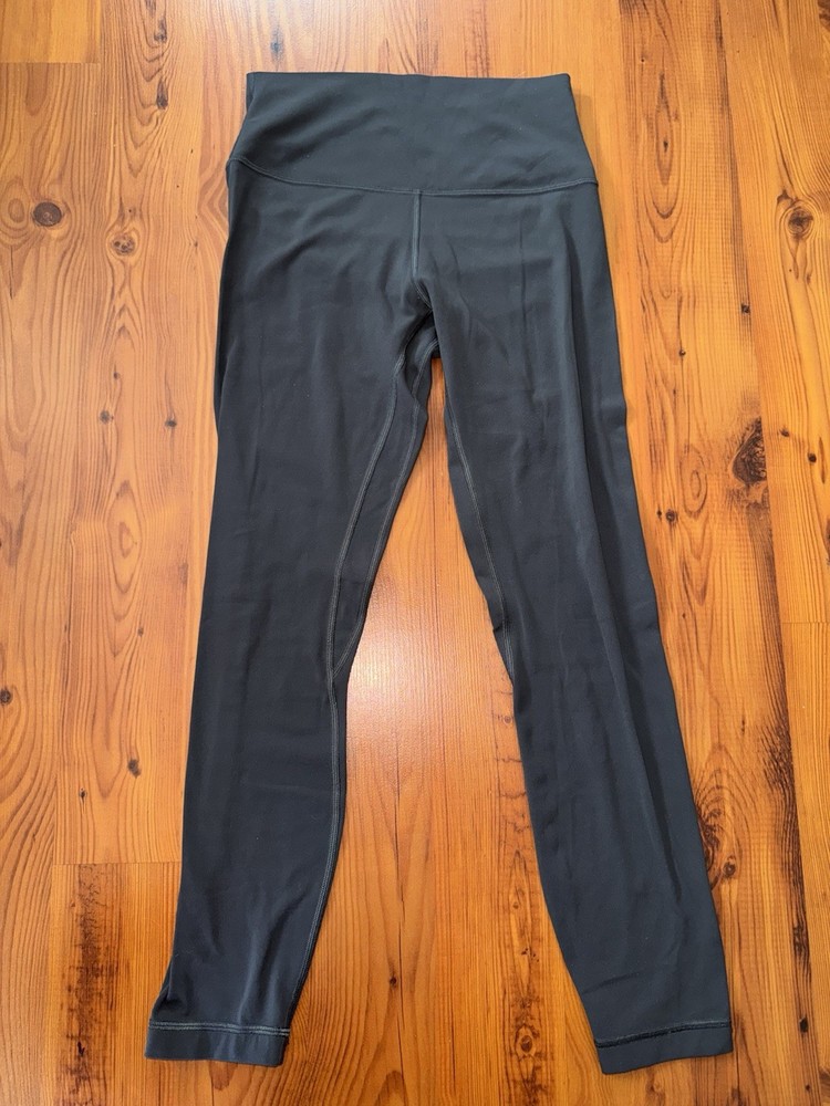Lululemon Womens Size 6 Gray Athletic Yoga Workout Leggings