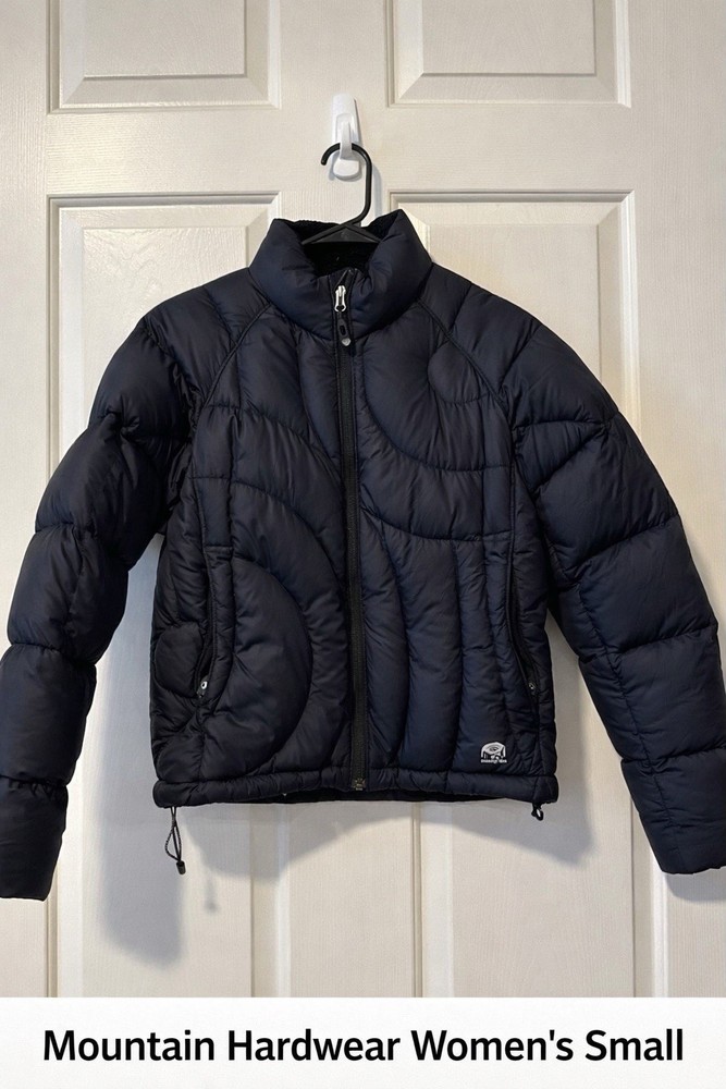 Mountain Hardwear Women’s Down Puffer Jacket Black Size Small Lightweight