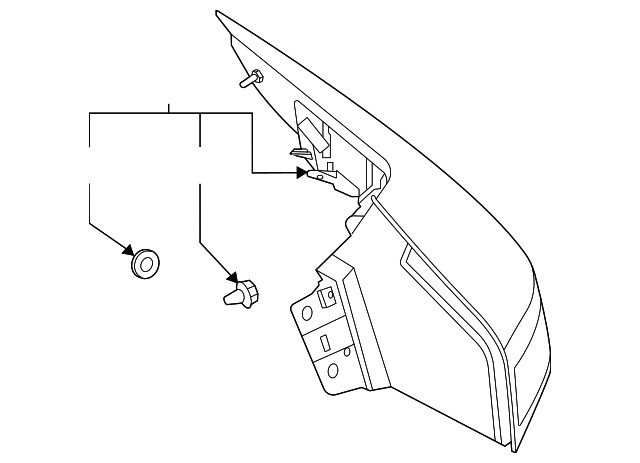 Genuine Nissan Tail Light Assembly 26559-6RR0DNew OEM Part QTY 1 (Please Provide VIN)