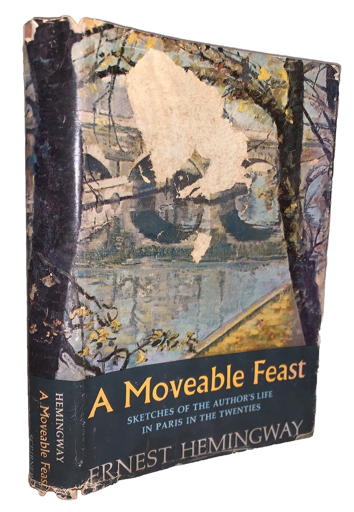 FROM THE HEMINGWAY HOME, ERNEST HEMINGWAY, A MOVEABLE FEAST, 1964, 1st Ed, HCDJ