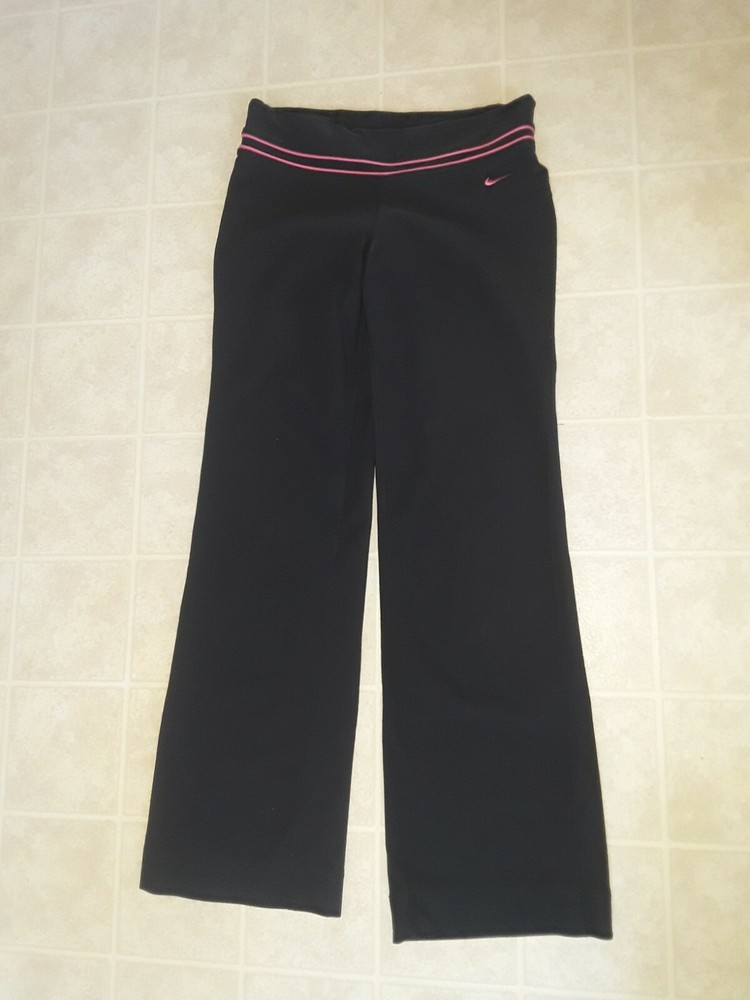 Nike Dri Fit Black Athletic Pants Active Wear Workout Women’s Size Small
