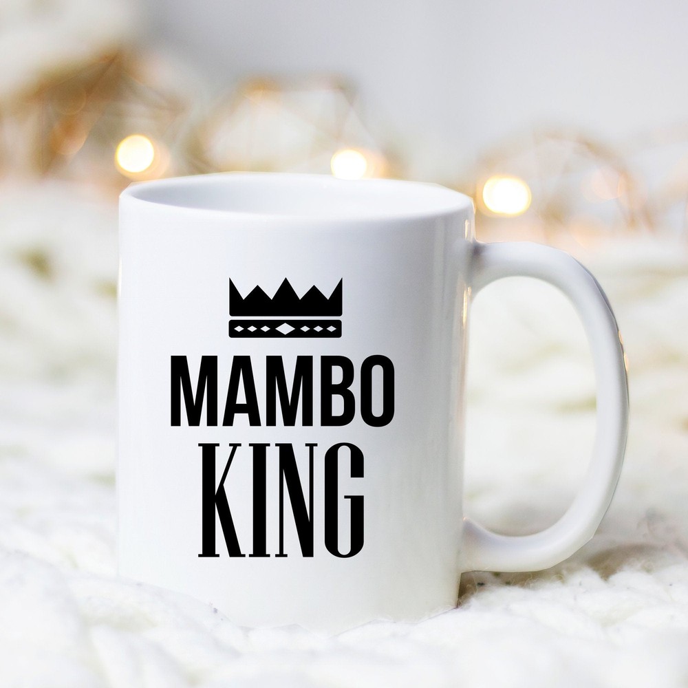Vibrant Mambo King Dancer Coffee Mug Fun Latin Dance Gift