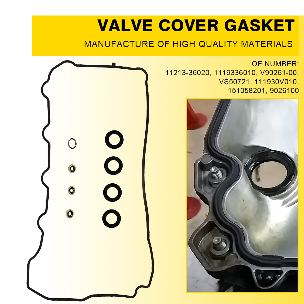 for TOYOTA LEXUS CAMRY RAV4 2.5L 2.7L Valve Cover Gasket & Spark Plug Tube Seal