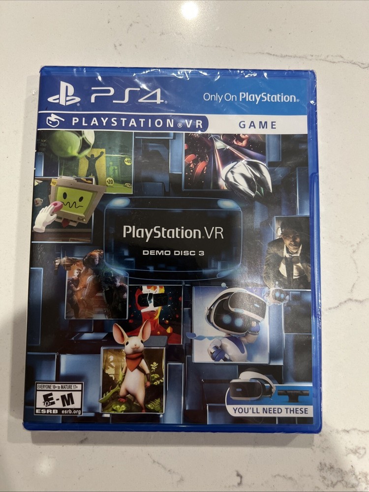 New Sealed PlayStation VR Demo Disc 3 for PS4 - Brand Original