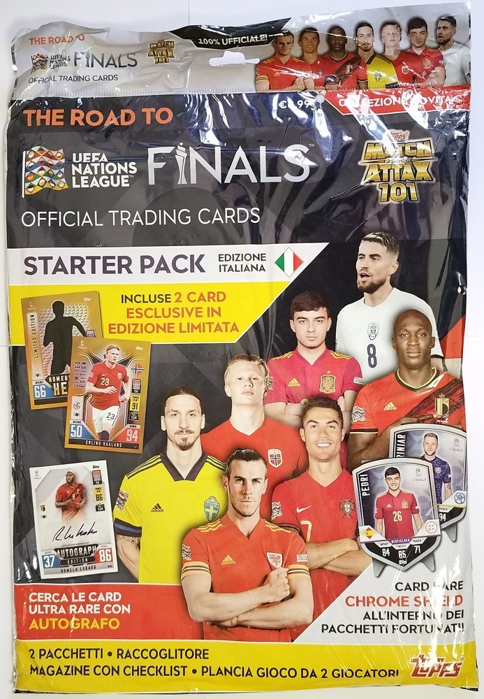 Road Nations League Finals 2023 Match Attax 101 Starter Pack Italian Ed.