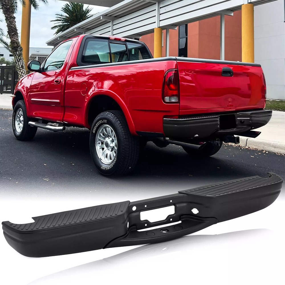 Steel Rear Step Bumper Assembly For 97 98 1999-2003 Ford F150 Truck YL3Z17906FA