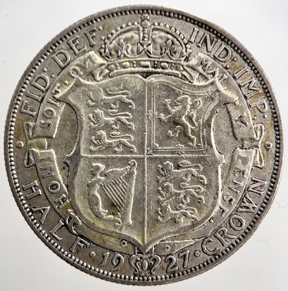 1927 George V Half-Crown Silver Coin | Very High Grade | a8142