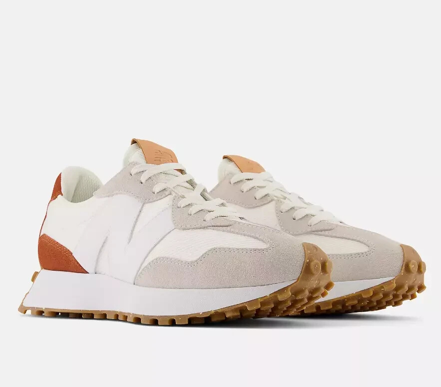 New Balance Women's 327 Shoes Sea Salt with Rust Oxide Full Size US