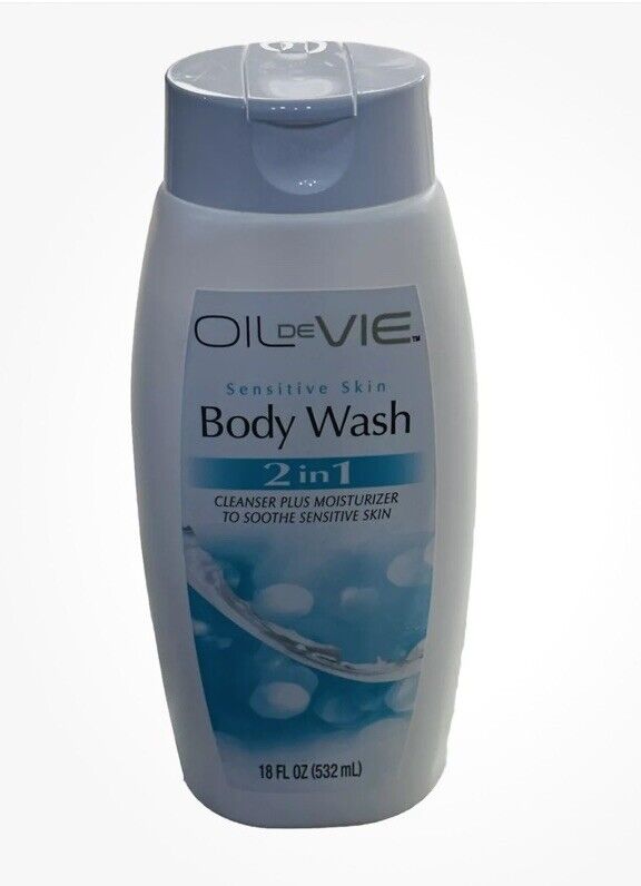 OILdeVIE 2In1 Sensitive Skin Cleanser Plus Moisturizer Body Wash 18floz/532ml