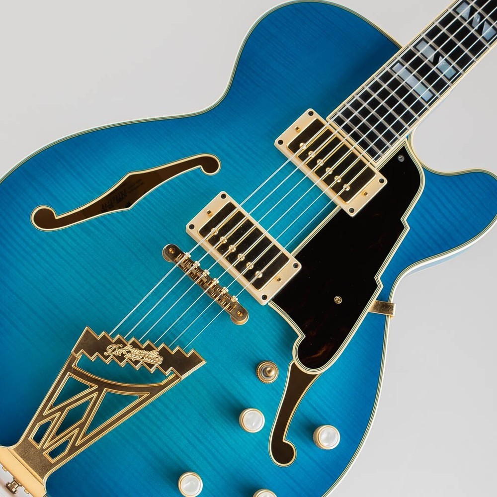 D'Angelico NYSS-3BFM Blue Burst Electric Guitar 2013 Model