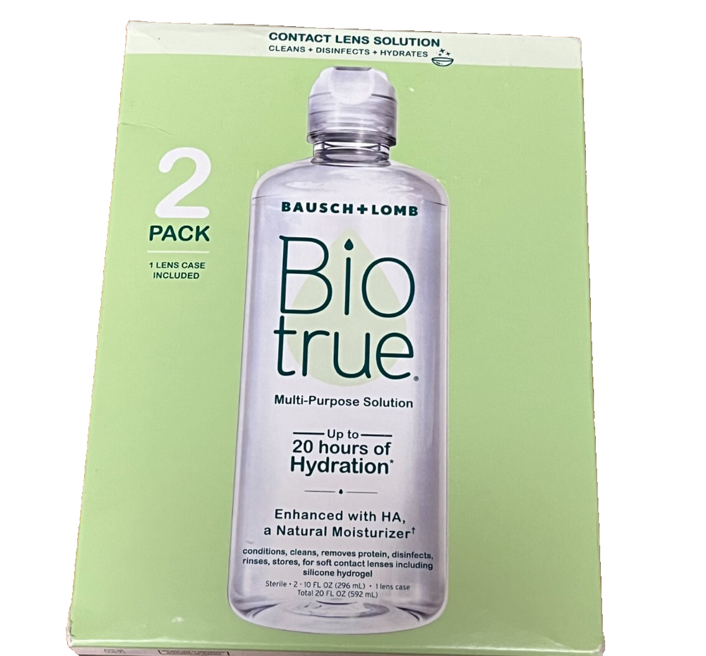 Bausch + Lomb BioTrue Multi-Purpose Contact Lens Solution Twin Pack 10 fl oz