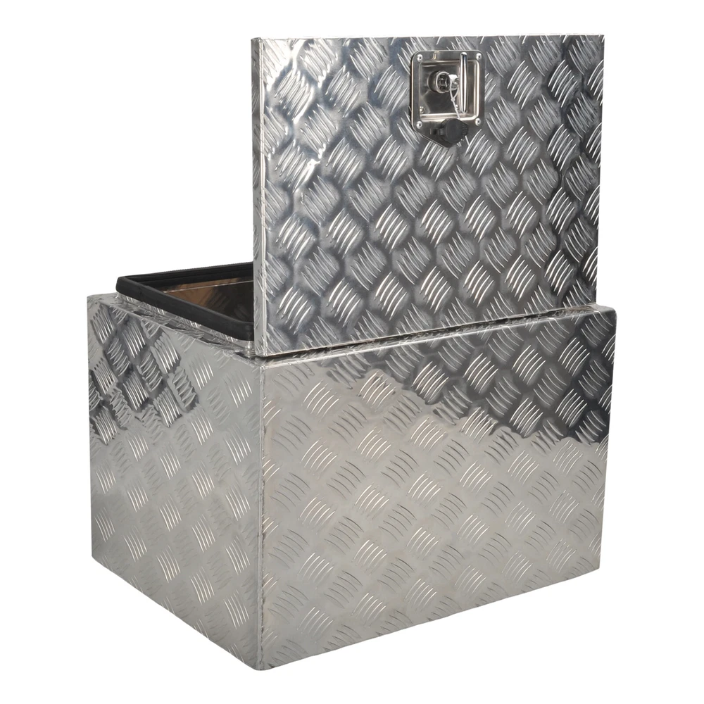 Aluminum 24 x17 x18'' Underbody Storage Tool Box Fit For RV Trailer Truck Pickup