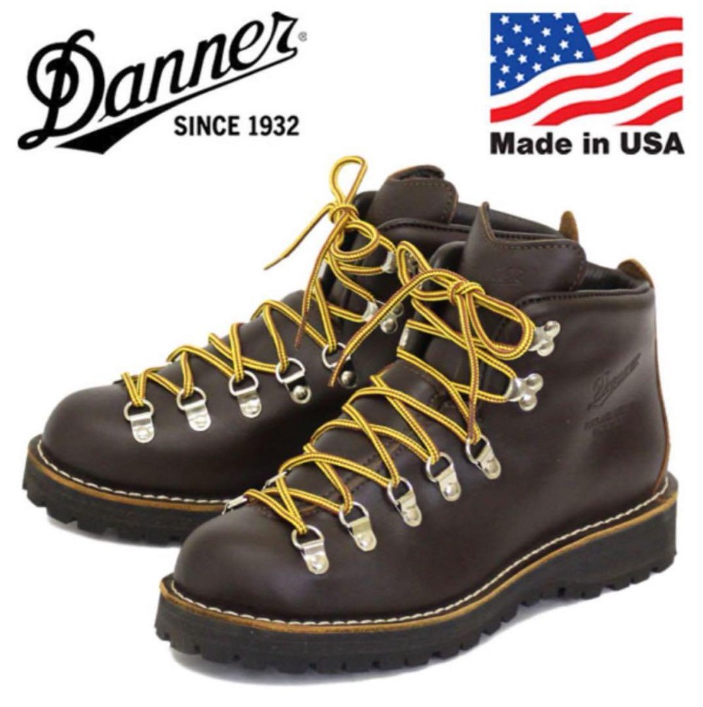 DANNER MOUNTAIN LIGHT Lace-up Boots 30866 Men's Brown GORE-TEX  US:8EE