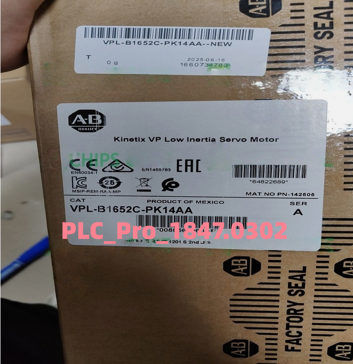 VPL-B1652C-PK14AA 1PCS Brand New Allen-Bradley VPLB1652CPK14AA Fast delivery