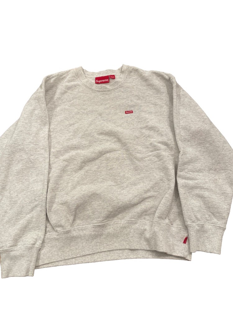 Supreme Small Box Logo Crewneck FW20 Heather Multi Gray Size Men’s Small  HTF