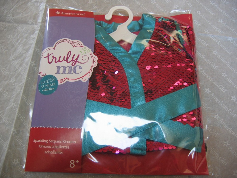 18 Inch American Girl Doll Sparkling Sequin Kimono Outfit by Cute at Heart