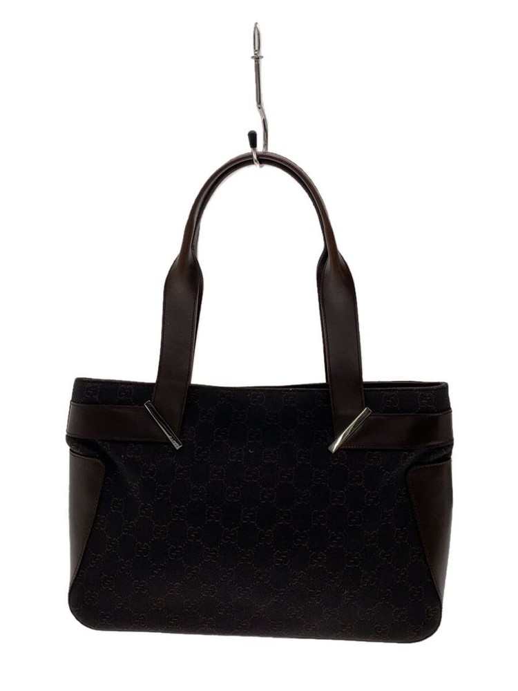 GUCCI Canvas Tote Bag with BRW All Over Pattern
