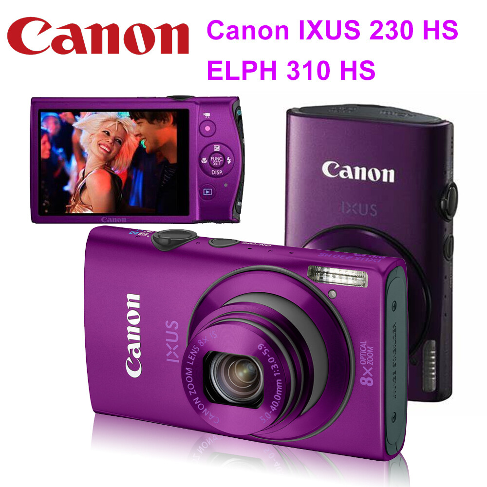 Canon IXUS 230 HS ELPH 310 HS 12.1MP CMOS Vintage Digital Camera Fully Functional