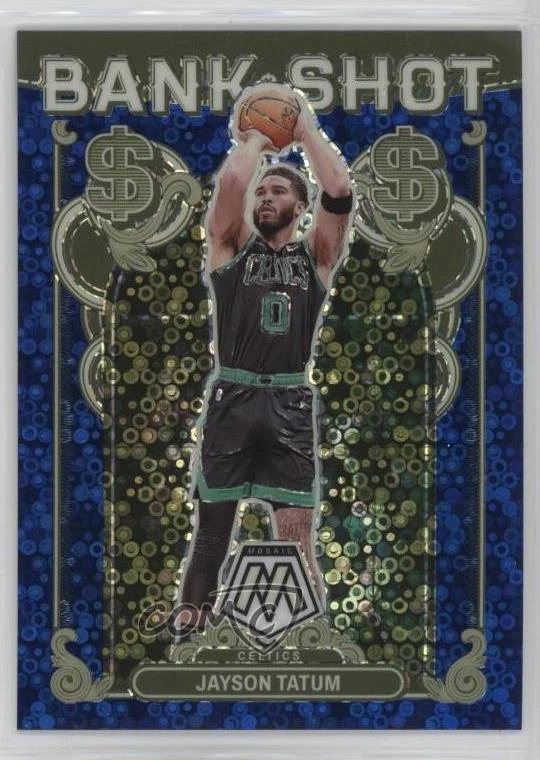 2023-24 Panini Mosaic - Bank Shot Blue Fast Break Prizm #20 Jayson Tatum /85
