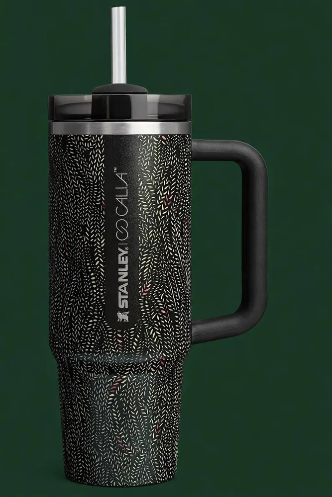 Stanley x CALIA Black Serpent 40 oz. Quencher H2.0 Tumbler Free Shipping 🎁 New