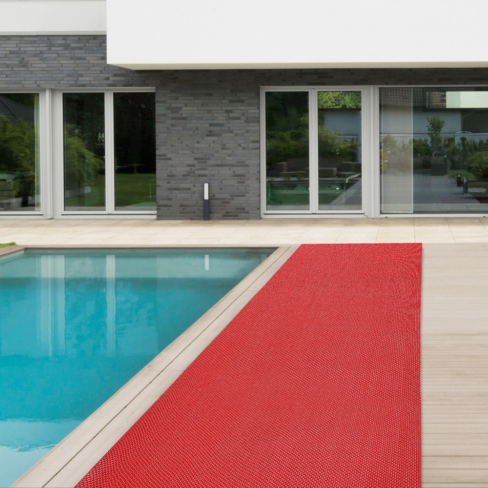 Non-Slip PVC Waterproof Bath Pad for Swimming Pools 90x500cm Anti-Fatigue Floor Mat