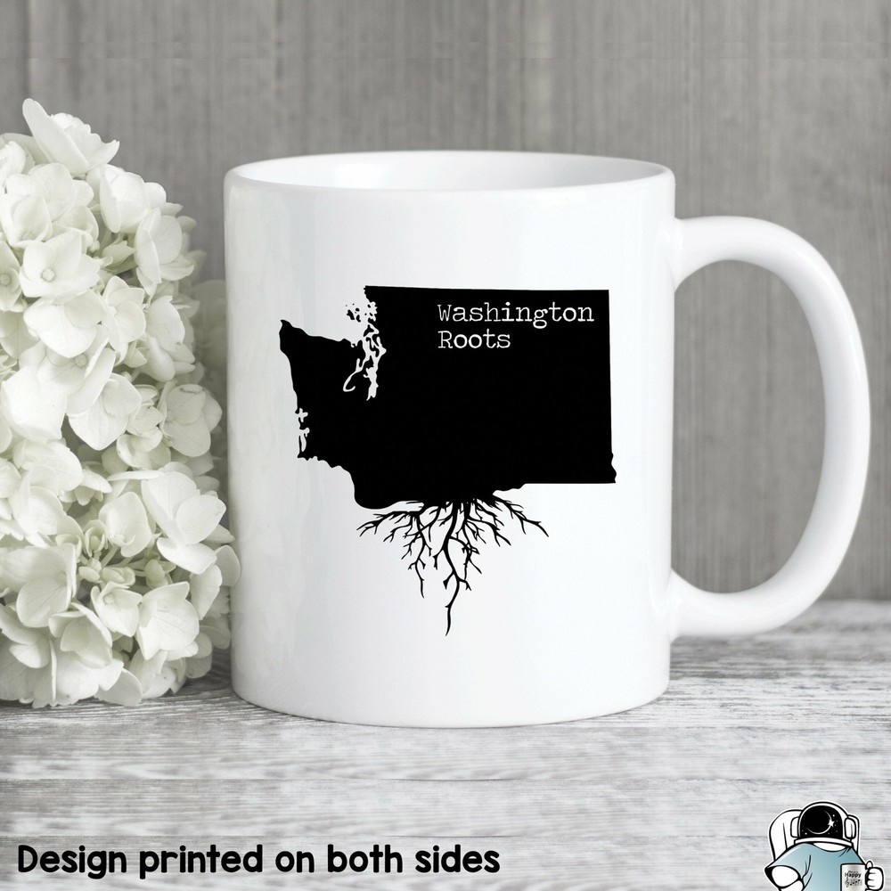 Washington Mug Washington Gift Washington Map Washington Coffee Mug Wa State Mug