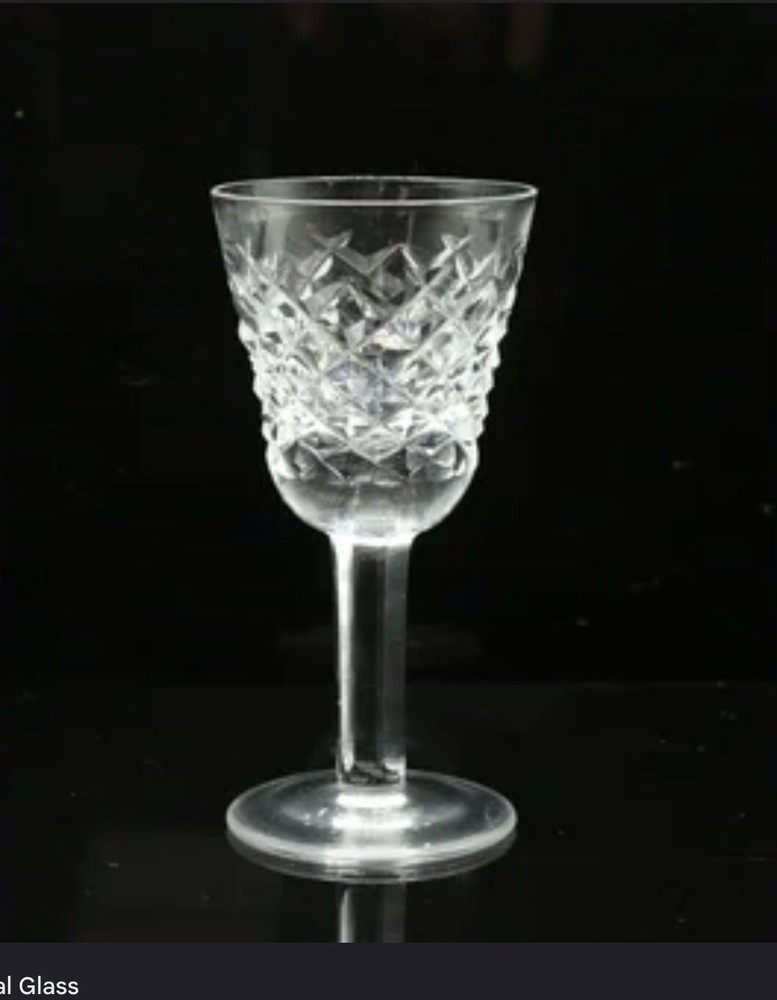 Waterford Alana 3-inch Crystal Cordial Cocktail Glasses Elegant Set of 6