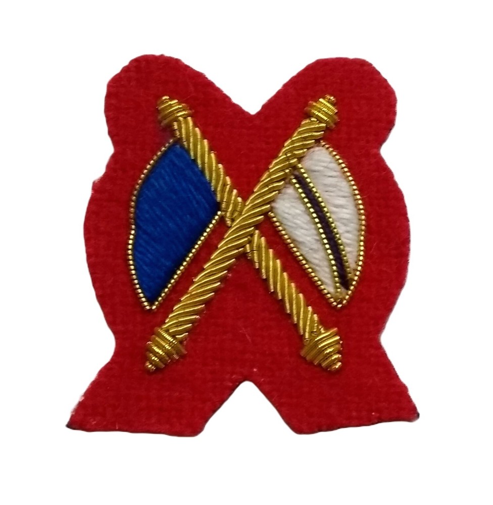 Royal Engineers Signaller Mess Kit Badge - British Army Hand-Embroidered Arm Patch