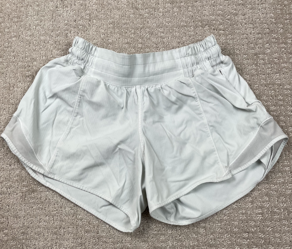 Lululemon Shorts Womens 2 White Hotty Hot II Lined Athletic 4